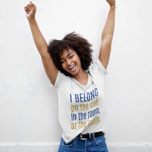 Free Shipping in the US - "I Belong" Jersey Short Sleeve Tee (SGRho Inspired)